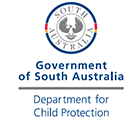 Logo dept child protection SA government