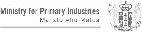 Logo ministry for primary industries grey