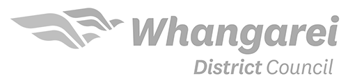 Logo whangarai district council grey